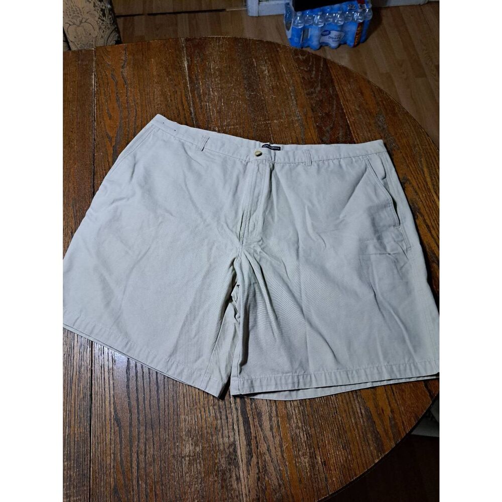 Vintage New Waist Size 50 Knightsbridge Tan Khaki High Waist 9.5 Inseam Shorts